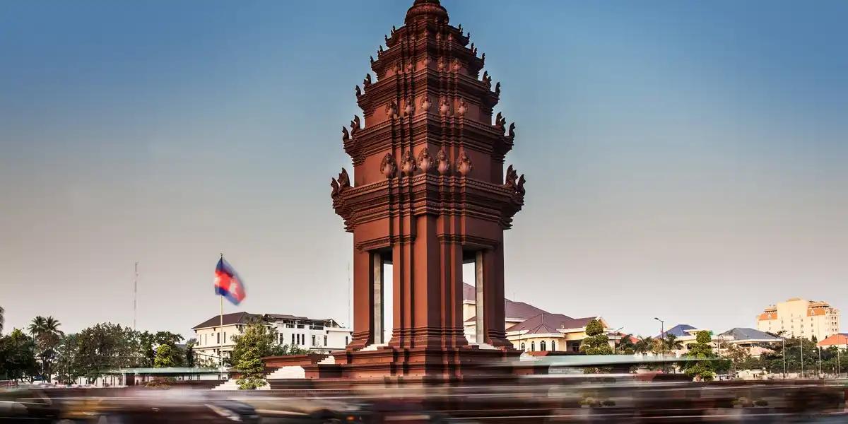 Independence Monument in Phnom Penh, Cambodia